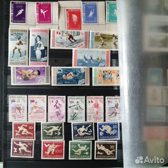 Коллекция марок ои 1956 15 серий Чистые