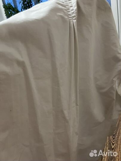 Рубашка белая оверсайз