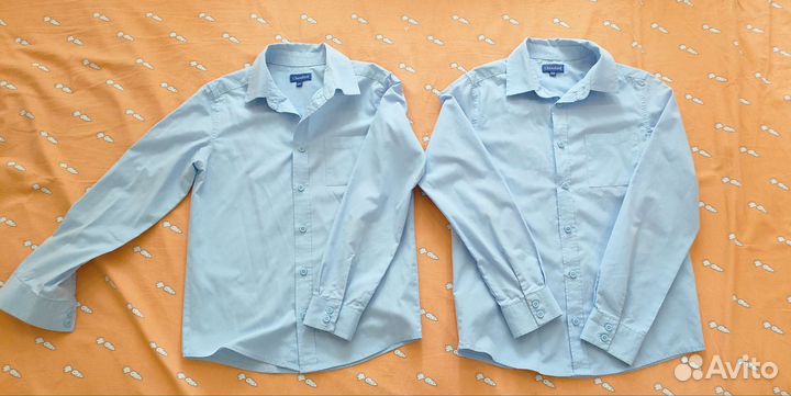 Рубашки на мальчика р.134 р. 140
