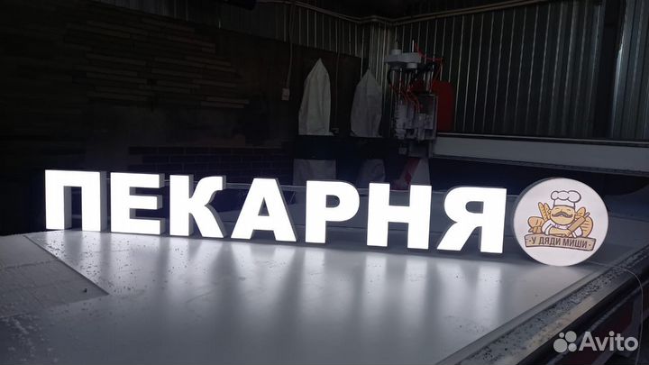 Рекламная вывеска Пекарня