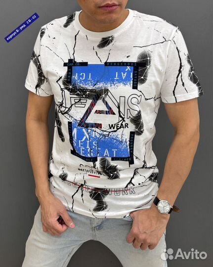 Футболка мужская с принтом