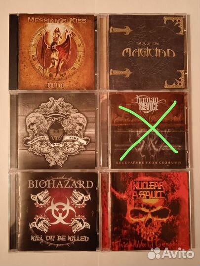 CD компакт диски лицензионные(heavy metal)