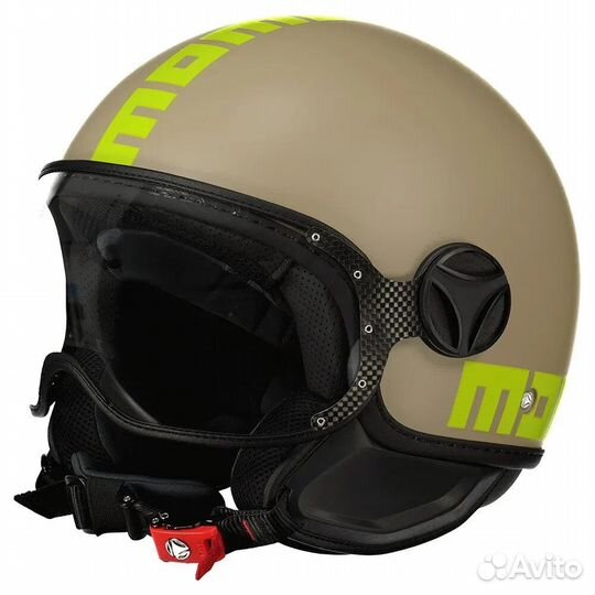 Momo design fgtr Classic open face helmet Mono Mat