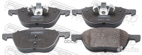 Колодки тормозные перед прав лев Febest 1296