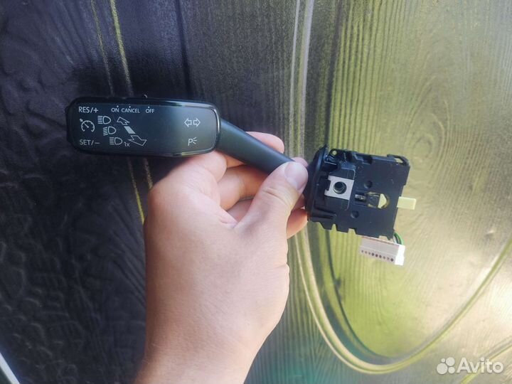 Подрулевой переключатель круиз контроль Octavia A7