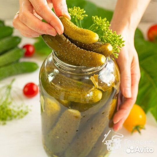 Огурцы соленые