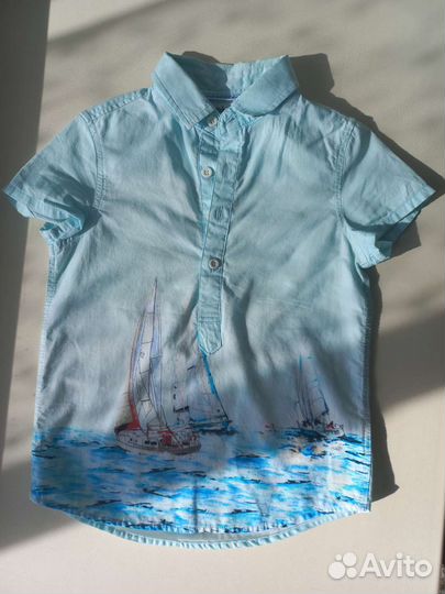 Рубашка для мальчика 104-110