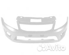 Бампер передний Гранта 2191 в белый 221 Ледниковый