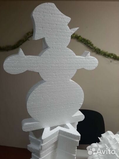 Фигуры из пенопласта к новому году