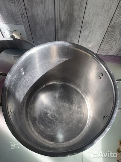 Кастрюля из нержавейки 20 литров бу