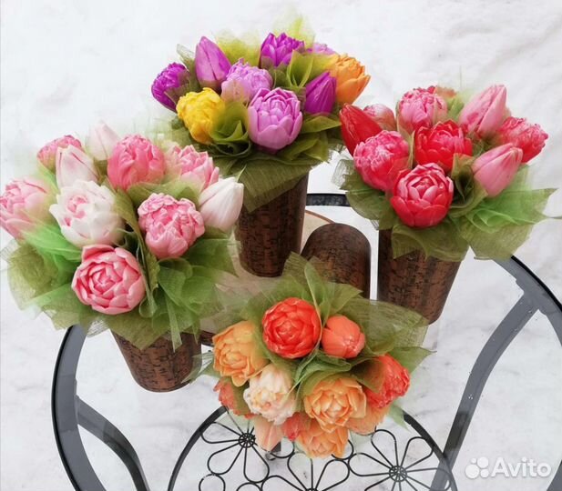 Букет-подарок из мыла ручной работы