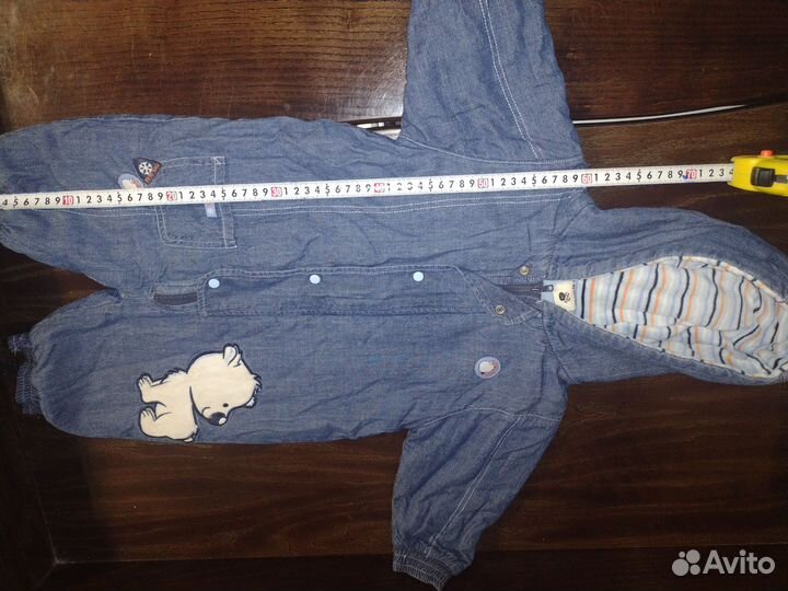 Комбинезон джинсовый