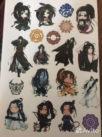 Магистр дьявольского культа, наклейки