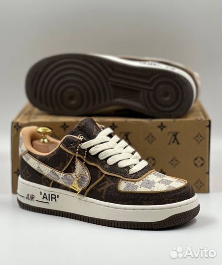 Кроссовки Nike Air Force Louis Vuitton