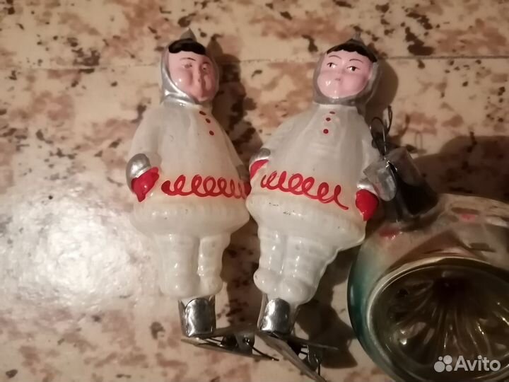 Елочные игрушки СССР советские прищепки