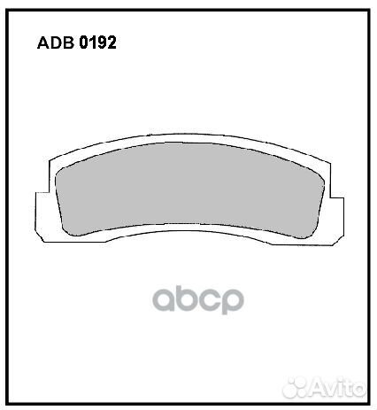Колодки дисковые передние\ LADA Niva 16/17i/19