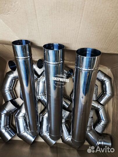 Труба для, печи 60, 65, 70, 80 в зимнюю палатку