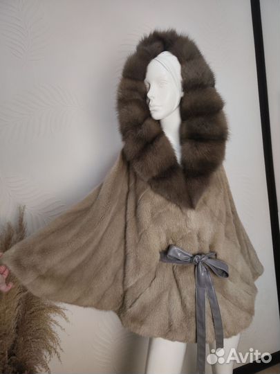 Шуба норковая куница 40-52