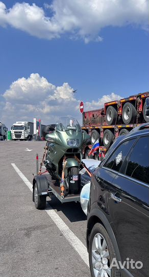 Прицеп для 2х тяжелых мотоциклов
