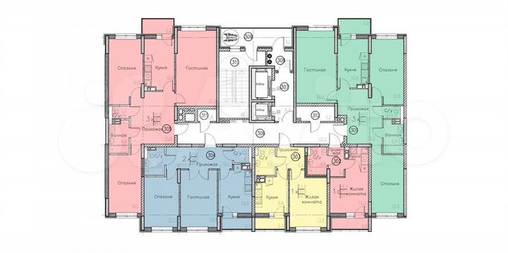3-к. квартира, 83,3 м², 8/10 эт.