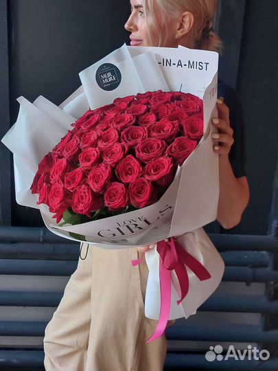 51 Роза Буке Роз Цветы Оптом Воронеж Доставка