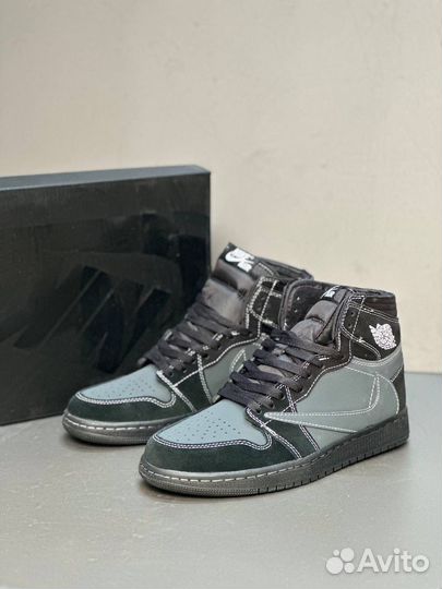 Кроссовки nike air jordan 1 high travis scott