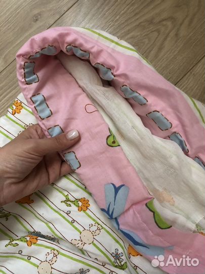 Слинг на кольцах для новорожденных