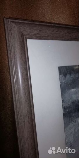 Картина в рамке с паспарту