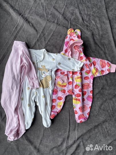 Детские вещи пакетом для девочек от 56