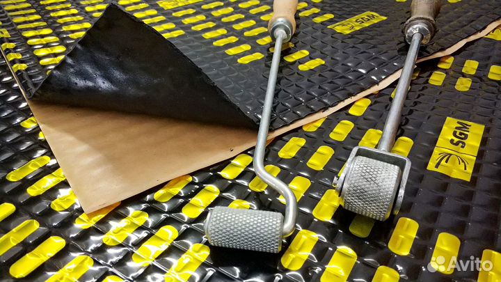 Шумоизоляция - 2 мм (вибропласт, виброизоляция)