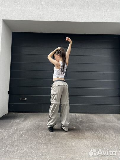 Штаны карго секонд