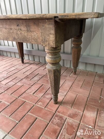 Стол большой старинный Массив