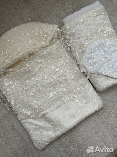 Конверт на выписку одеяло и подушечка