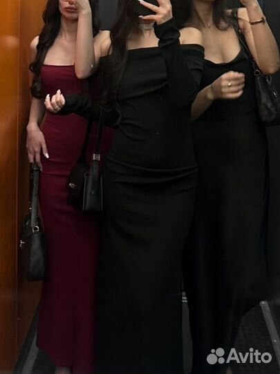 Вечернее платье в пол 42