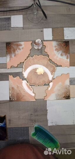 Подстаканники/подставки из эпоксидной смолы