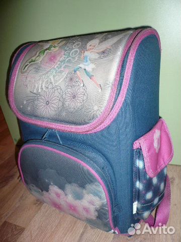 Портфель с ортопедической спинкой для девочки