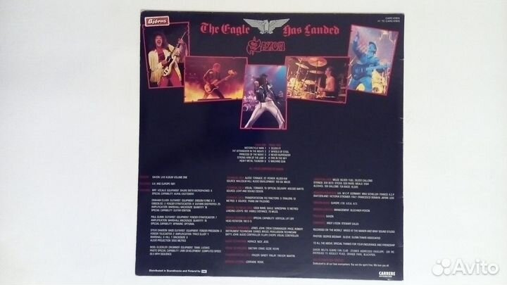 LP Saxon - The Eagle Has Landed (Live) 1982г