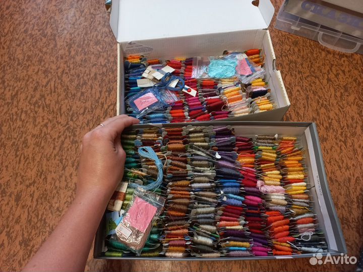 Нитки для вышивки крестиком