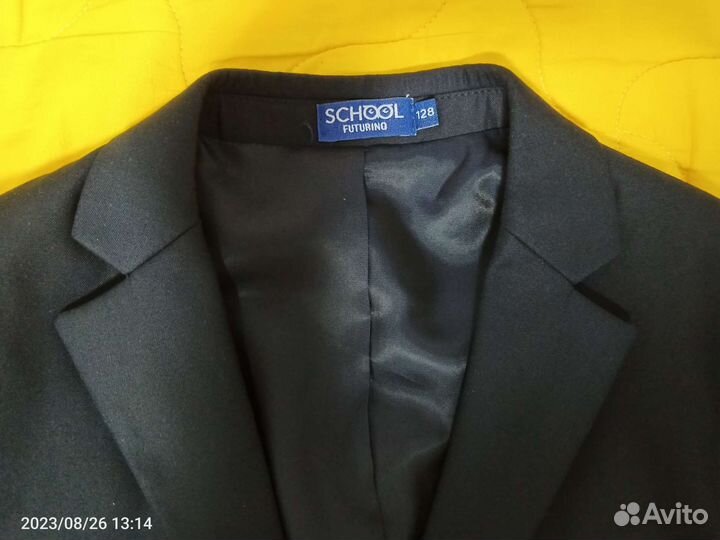Пиджак школьный для мальчика 128