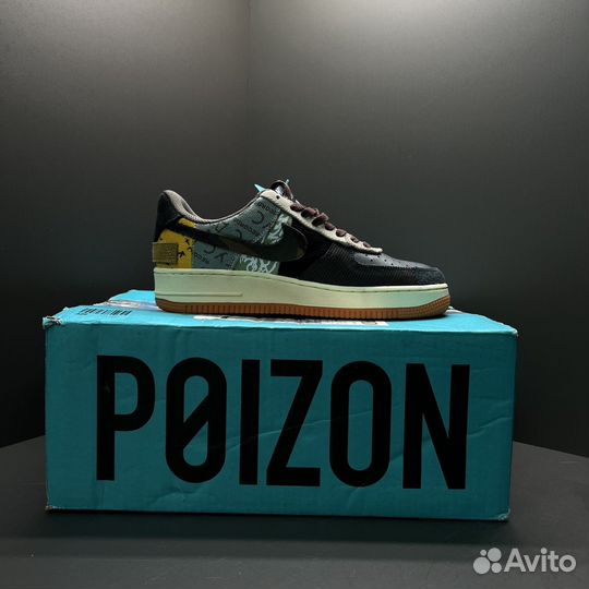 Кроссовки Nike air force 1 cactus jack