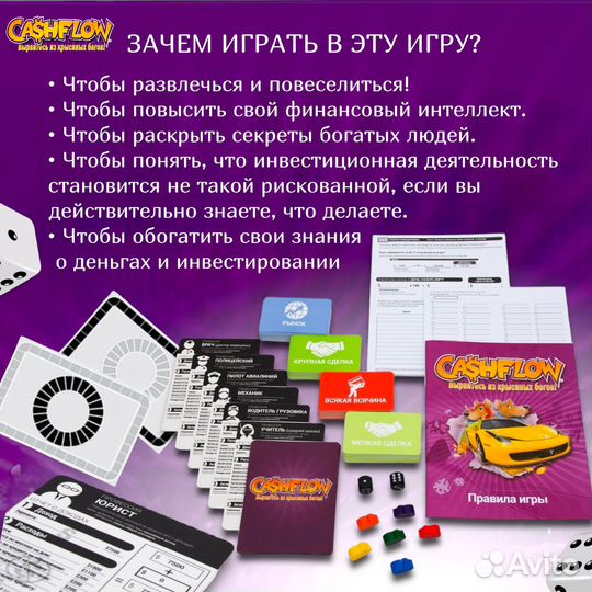 Настольная игра cashflow. Денежный поток