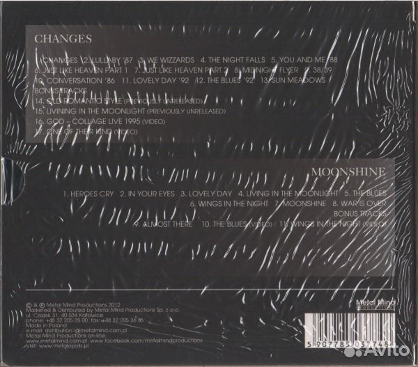 Collage (Polen) - Changes / Moonshine (2 CD)