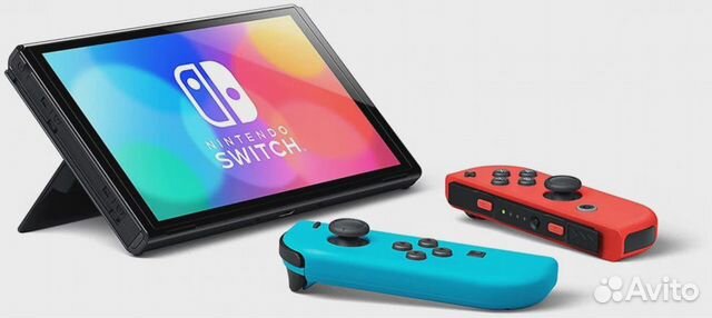 Приставка Nintendo Switch oled Neon Blue/Neon Red