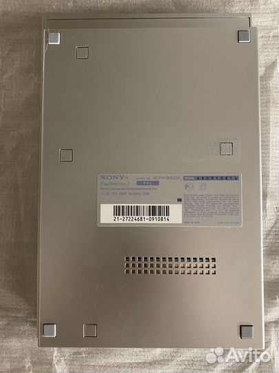 Коллекционная Ps 2 satin silver scph-90008 PAL