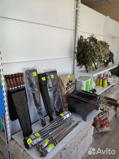 Шампур с ручкой дерево 3 мм