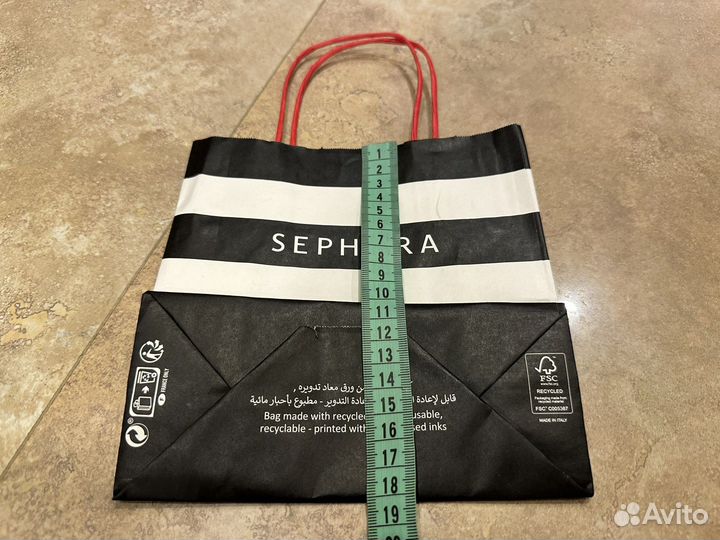 Пакет Sephora новый оригинал 18*18 см Дубаи молл