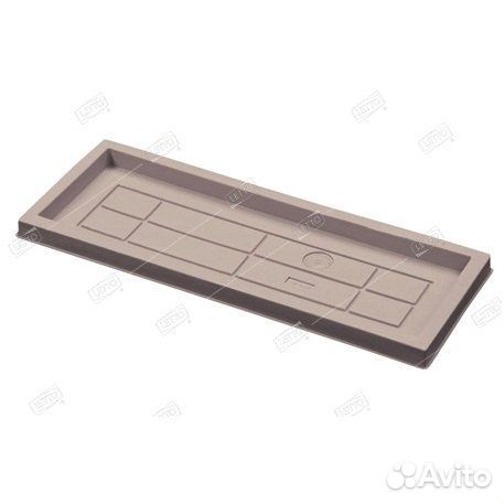 Поддон прямоуг. naturalia кофе 99,6*38,8см h5,6см