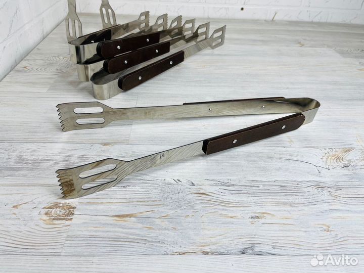 Щипцы для мяса барбекю из нержавейки 40см