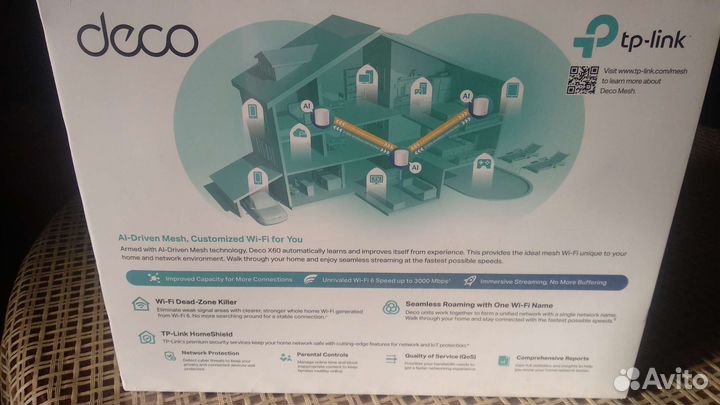 Роутер TP-link Deco X60(3-Pack). Новый