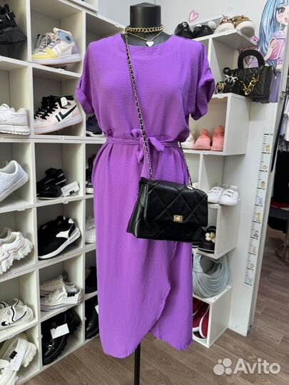 Платье женское 46 48 новое под пояс